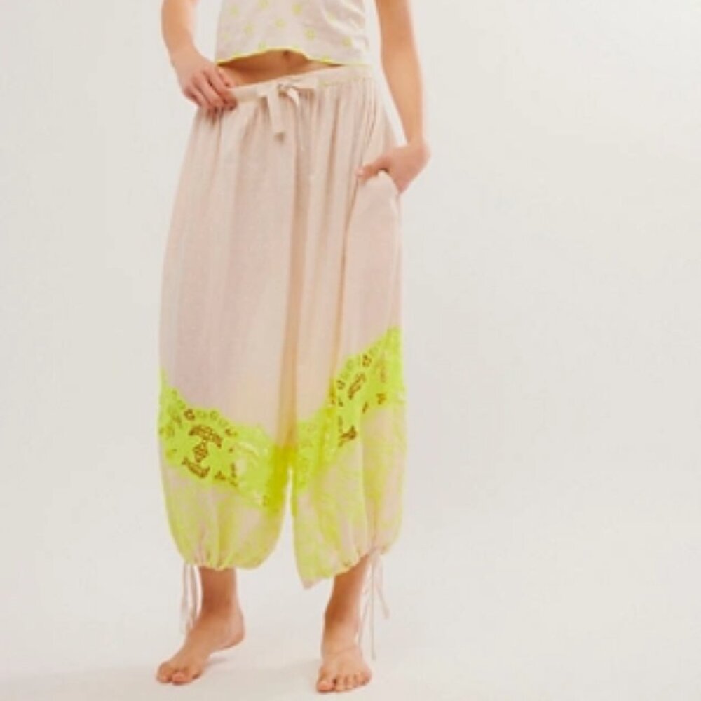 Free People Day Glow Joggers S - Picture 2 of 10